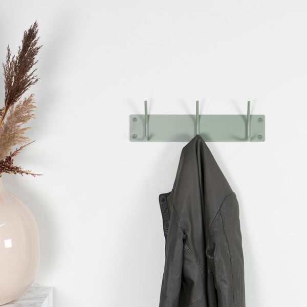 Prašno zelen kovinski stenski obešalnik 40 cm Fusion – Spinder Design-image-1