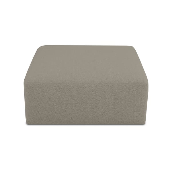 Svetlo rjav modul za sedežno garnituro iz tkanine bouclé Roxy – Scandic-image-1