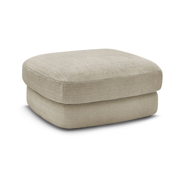 Bež tabure iz šenilje Leonore – Bobochic Paris