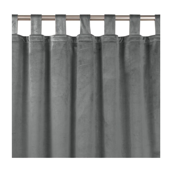 Antracitno siva zavesa 135x300 cm Vila - Homede