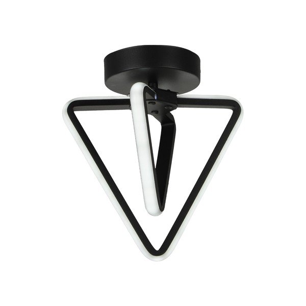 Črna kovinska LED stropna svetilka Baris – Squid Lighting