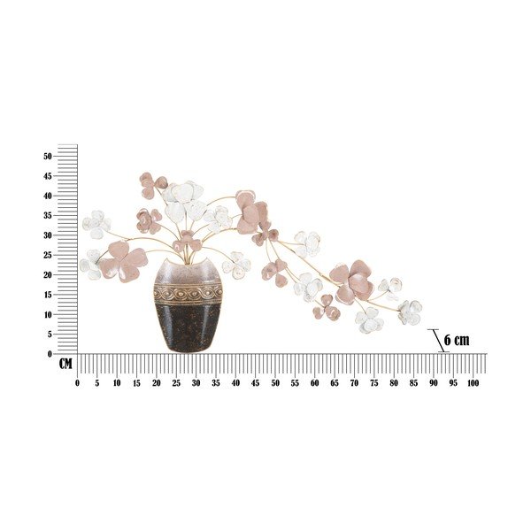 Kovinska stenska dekoracija Mauro Ferretti Vase, ø 87,5 x 46 cm-image-2
