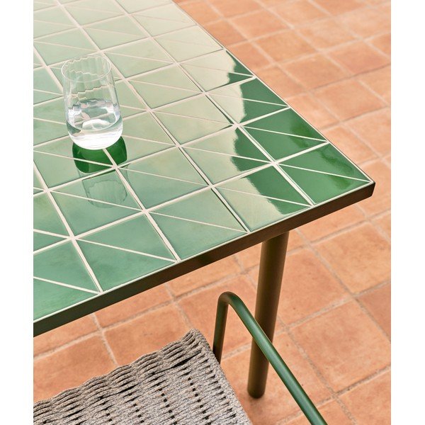 Vrtna miza s keramično ploščo 101x223 cm Maurina – Kave Home-image-3