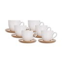 Bele porcelanske skodelice v kompletu 6 kos 125 ml Whiteline - Orion