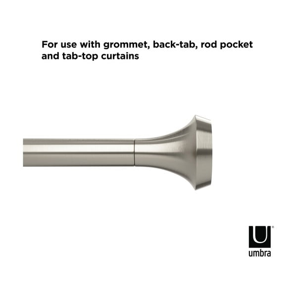 Jeklena raztegljiva karnisa 91 - 183 cm Ella - Umbra-image-4