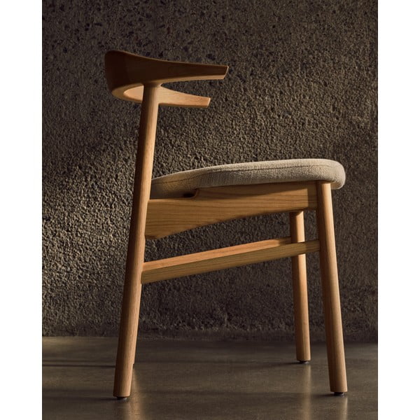 Bež/naraven jedilni stol Timons – Kave Home-image-4