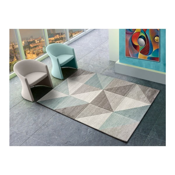 Modro-siva preproga Universal Retudo Naia, 80 x 150 cm-image-1