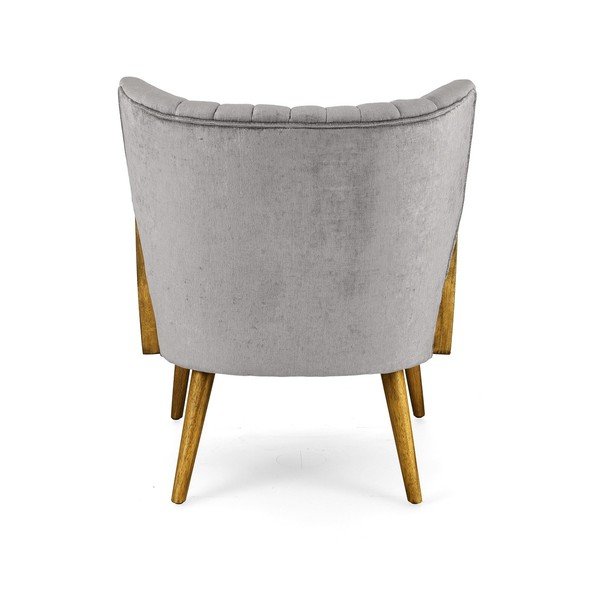 Siv žameten fotelj Virna – Bizzotto-image-4