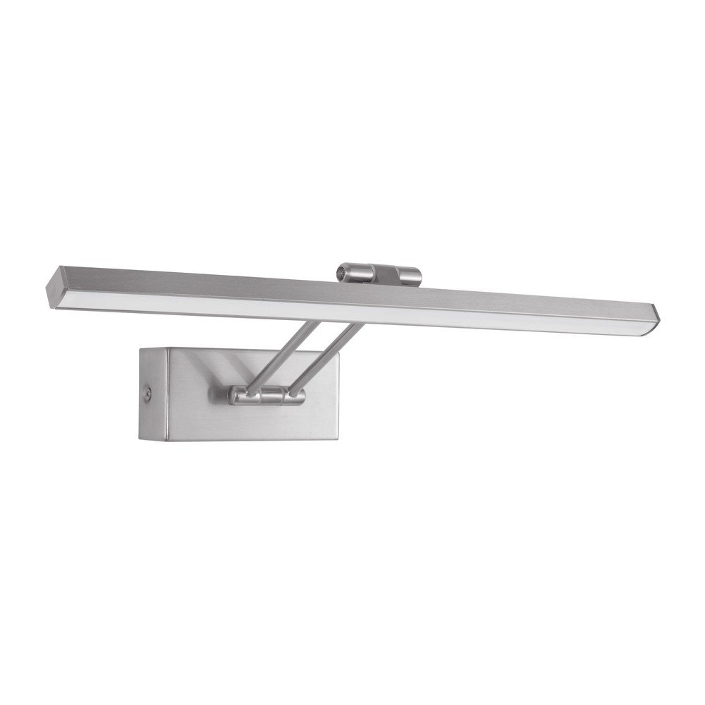 Aluminijasta LED stenska svetilka z upogljivo konstrukcijo v srebrni barvi Marnell