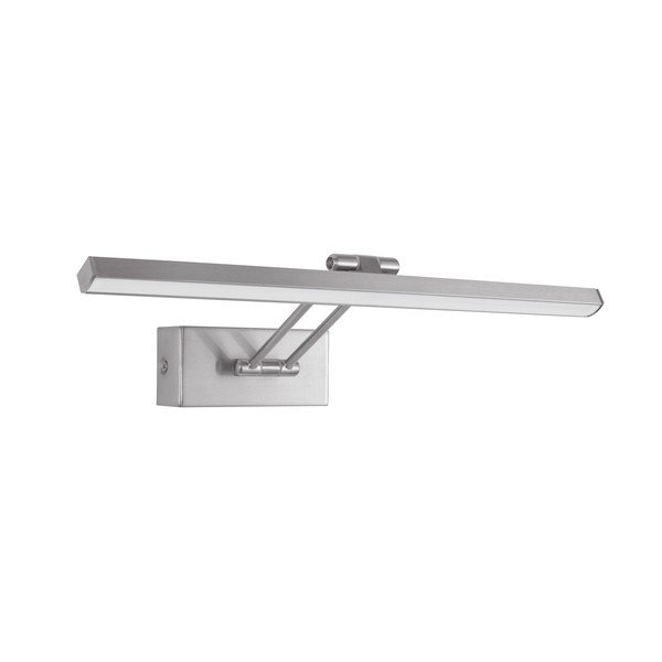 Aluminijasta LED stenska svetilka z upogljivo konstrukcijo v srebrni barvi Marnell – Nova Luce