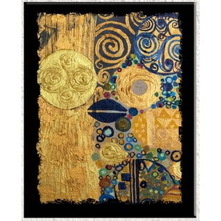 Slika Tablo Center Golden Circuit, 100 x 140 cm