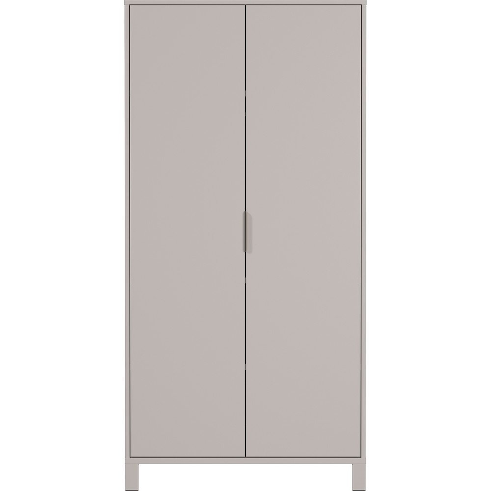 Kremno bela otroška garderobna omara 89x180x54 cm Alkmaar