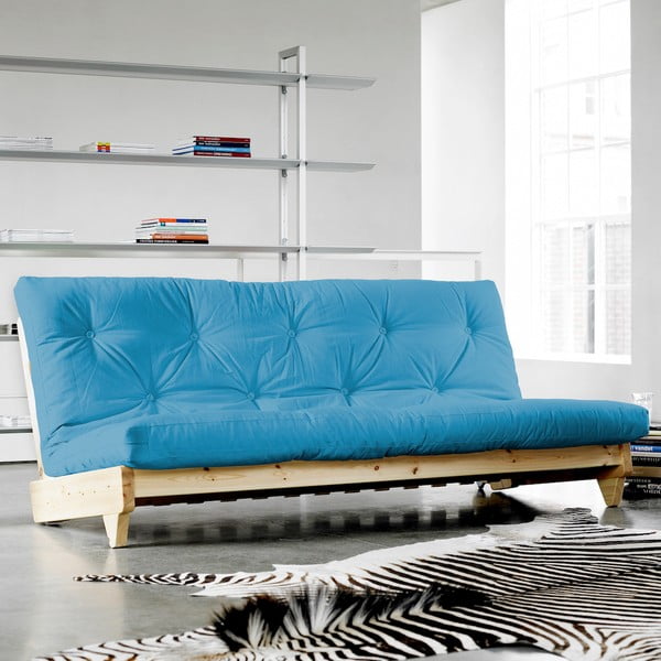 Kavč postelja Karup Fresh Natural/Horizon Blue