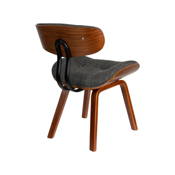 Siv/rjav oblazinjen jedilni stol Blackwood – Dutchbone-image-4