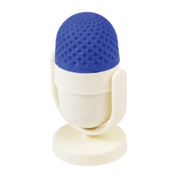 Modro-bela radirka s šilčkom za svinčnike Rex London Microphone
