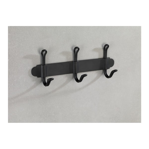 Črn trojni stenski obešalnik Wenko Nostalgia-image-4