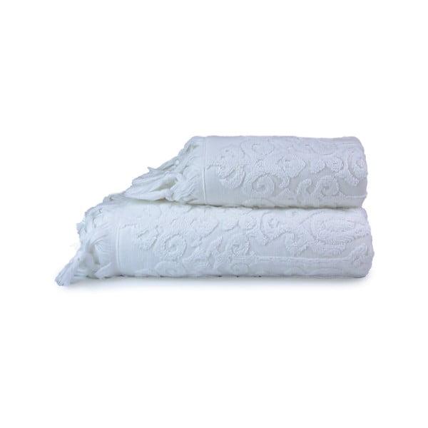 Beli bombažni komplet brisač 2 ks Kilim – Foutastic