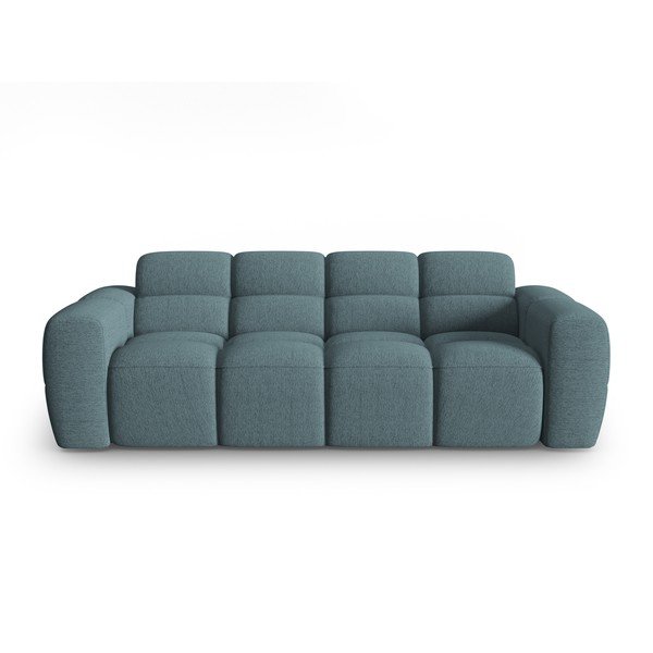 Modra sedežna garnitura 216 cm Lisa – Micadoni Home