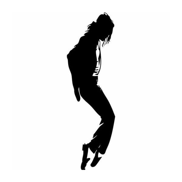 Michael Jackson Moonwalk Nalepka-image-1