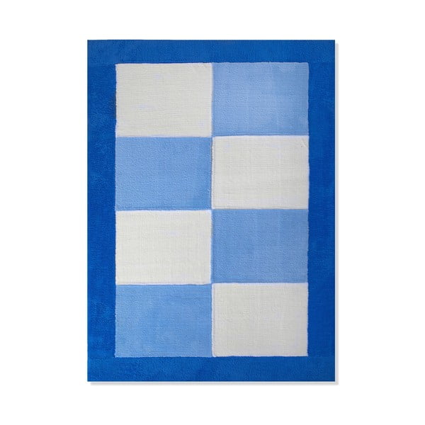 Otroška preproga Mavis Blue Squares, 120x180 cm