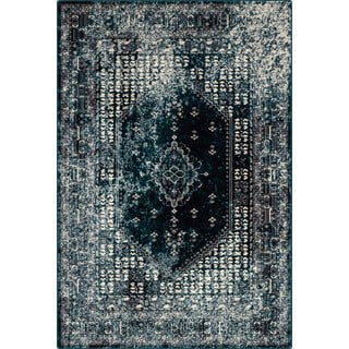 Modrozelena volnena preproga 200x300 cm Eve – Agnella