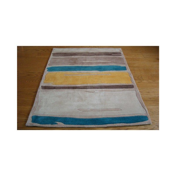 Preproga Paint Strokes Teal Yellow, 120x170 cm-image-2
