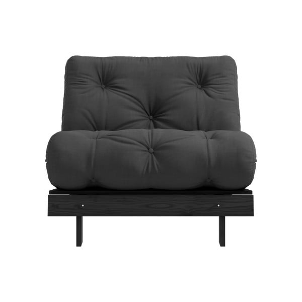 Temno siv fotelj Roots Black Night – Karup Design-image-3