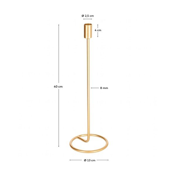 Kovinski svečnik Babirye – Kave Home-image-4