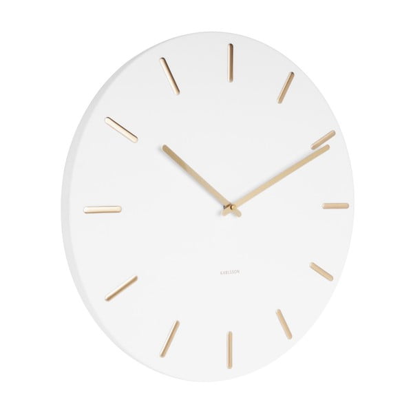 Bela stenska ura Karlsson Charm-image-1