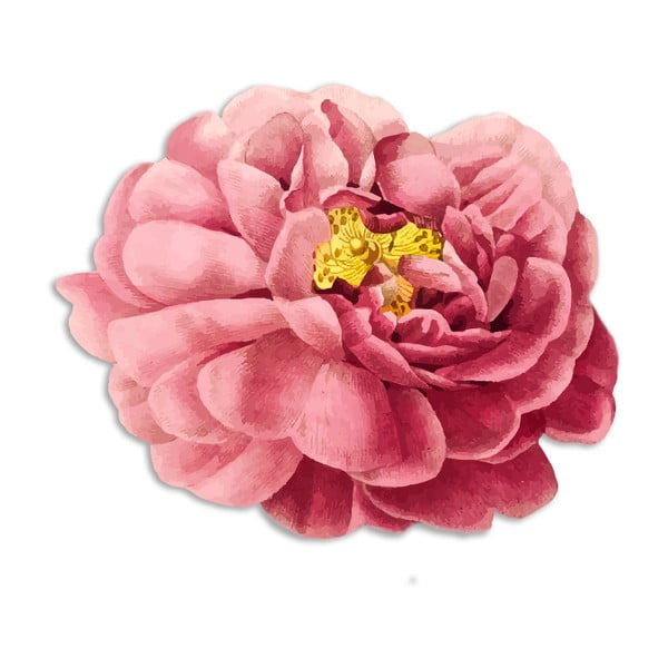 Okrasna preproga iz jute Madre Selva Pink Flower