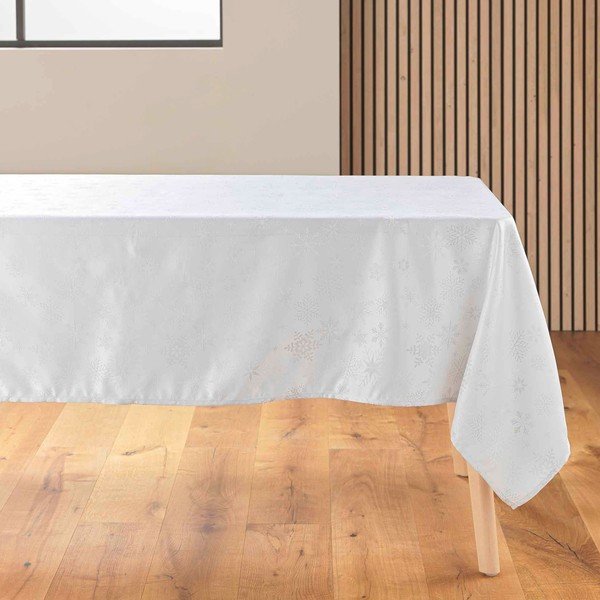 Namizni prt z božičnim motivom iz žakarja 140x300 cm Flocons – douceur d'intérieur