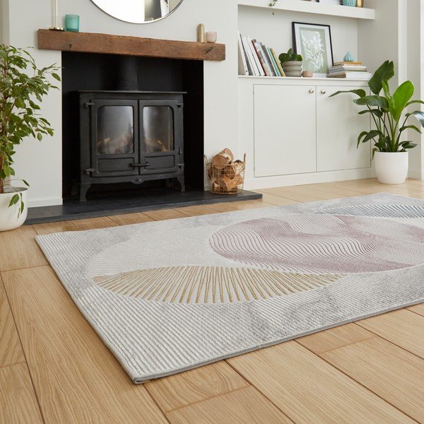 Svetlo modra/svetlo rožnata preproga 160x230 cm Creation – Think Rugs-image-2