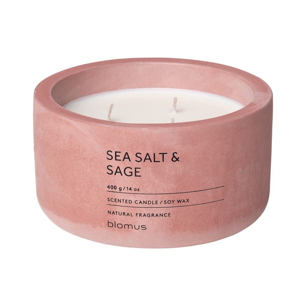 Dišeča sveča iz sojinega voska čas gorenja 25 h Fraga: Sea Salt and Sage – Blomus