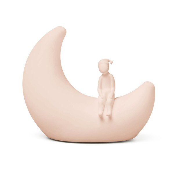 Svetlo rožnata otroška lučka Moon Shell – Cam Cam Copenhagen