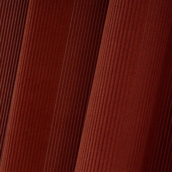 Zavesa iz rebrastega žameta v barvi terakote 140x260 cm Merely – Casa Selección-image-4