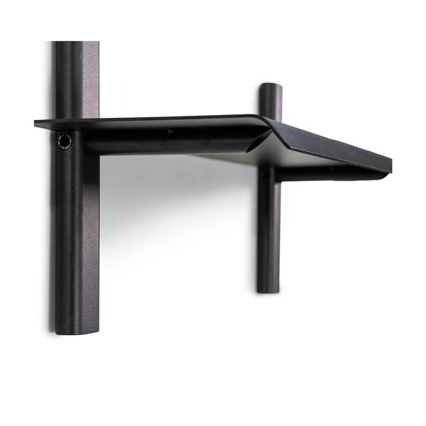 Črna kovinska polica 60 cm Hola – Spinder Design-image-3