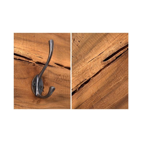 Stojalo za plašče iz tikovega lesa HSM Collection Railwood-image-4