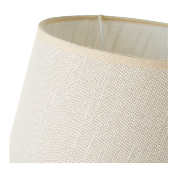 Črna/kremno bela namizna svetilka s tekstilnim senčnikom (višina 38,5 cm) – Casa Selección-image-2