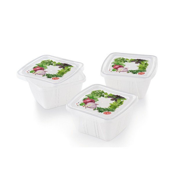 Komplet 3 posod za shranjevanje Snips Classic, 0,25 l