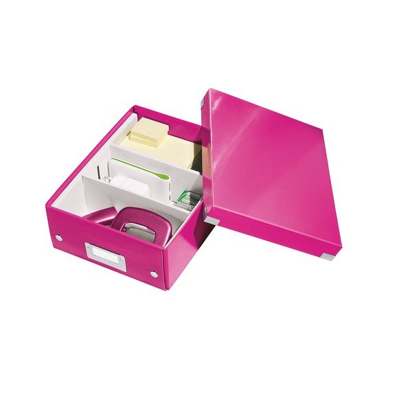 Rožnata škatla z organizatorjem Leitz Click&Store, dolžina 28 cm-image-4