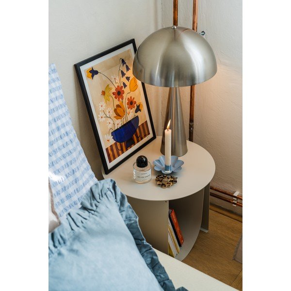 Srebrna namizna svetilka Leitmotiv Sublime, višina 51 cm-image-3