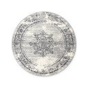 Siva/kremno bela okrogla preproga ø 160 cm Gloria Lydia – Hanse Home