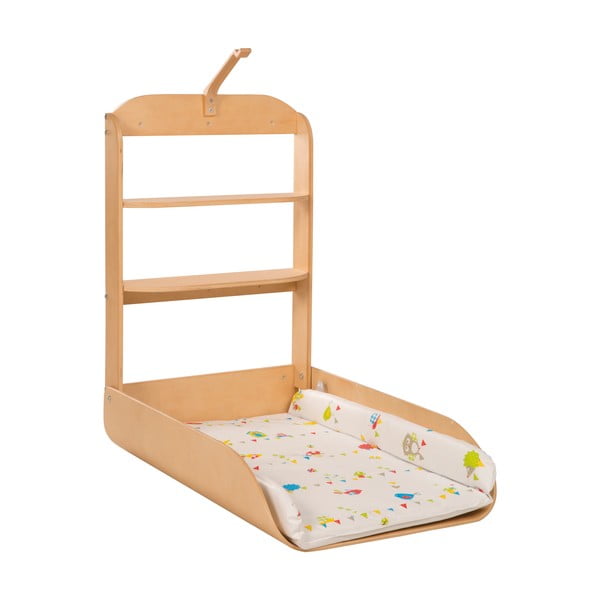 Stenska previjalna miza v dekorju bukve v naravni barvi Waldhochzeit – Roba