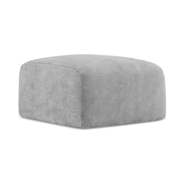 Svetlo siv tabure iz šenilje Leila – Makamii-image-3