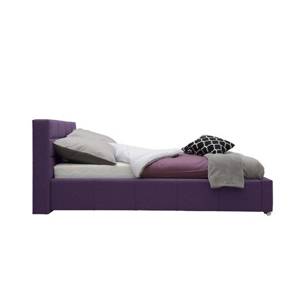 Vijolična zakonska postelja Mazzini Beds Reve, 160 x 200 cm-image-4