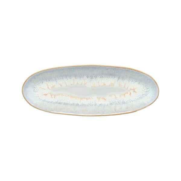 Bel keramičen servirni krožnik Costa Nova Brisa, dolžina 24 cm