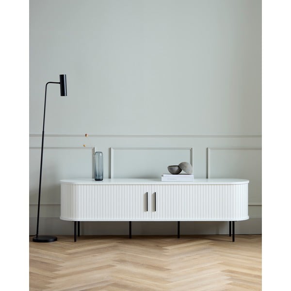 Bela TV omarica 180x56x45 cm Nola – Unique Furniture-image-1