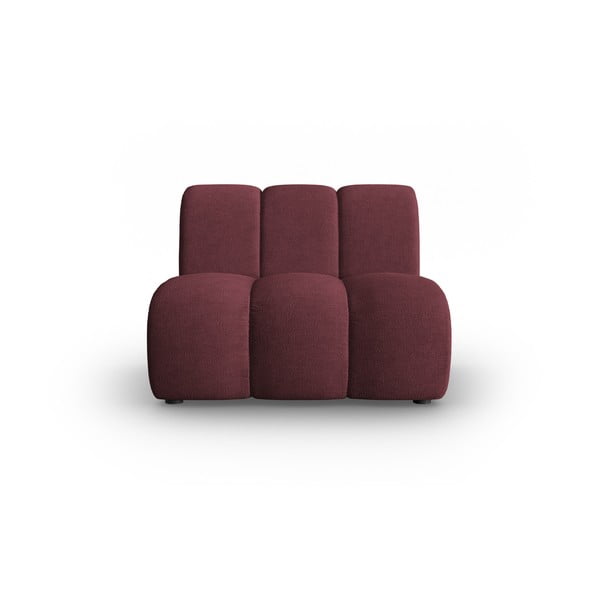 Bordo rdeča modularna sedežna garnitura Lupine – Micadoni Home