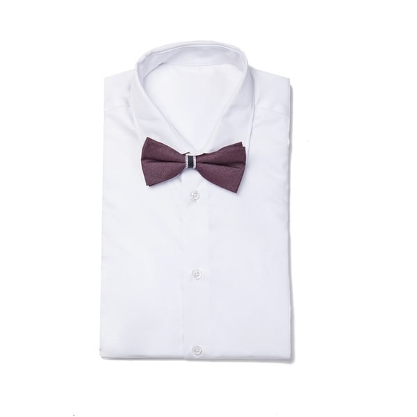 Komplet metuljčka in robčka Deep Rose-image-2