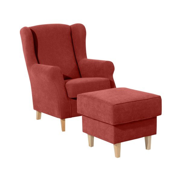 Opečno rdeč tabure Max Winzer Lorris -image-2